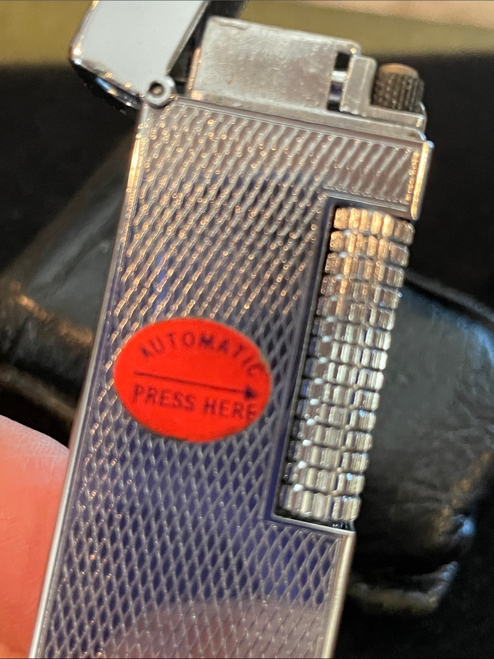 Vintage El Dorado Silver Butane Gas Lighter - Picture 3 of 7